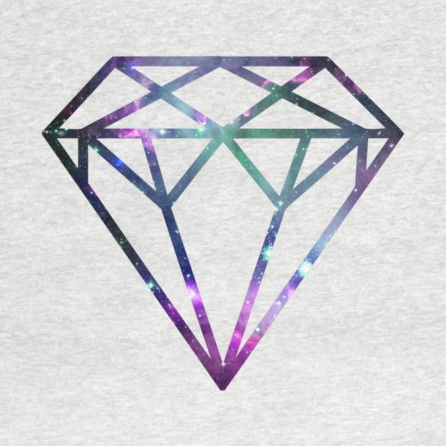 Shine Bright Like a Cosmic Diamond Tee by charlescheshire